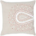 Beige and White Decorative Pillow