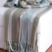 Acrylic Herringbone Throw