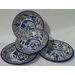 Aqua Fish Design 9" Pasta / Salad Bowl (Set of 4)