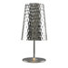 Hammered Metal Distressed Table Lamp