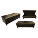 Austin Bicast Leather Storage Bench