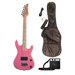 Pink Junior 3/4 Scale Electric Guitar Combo with Amplifier