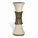 Francisco Large Trumpet Vase in Ivory