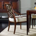 Continuum Fret Upholstered Back Arm Chair