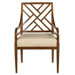 Continuum Fret Back Arm Chair