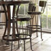 European Farmhouse Artisan's Apprentice Barstool in Distressed Terrain