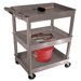 Three Tub Shelf Utility Cart