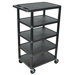 46" 5 Shelf Utility Cart