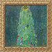 The Sunflower (c. 1906-1907) by Gustav Klimt, Framed Canvas Art - 19.5" x 19.5"