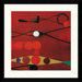 Red Seed #34  by Bill Mead Framed Fine Art Print - 32.62" x 32.62"