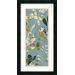 Leaves on Blue II Framed Print by Wild Apple Portfolio
