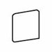 Pozzalo 3" x 3" Bullnose Corner in Sail White
