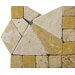 4" x 4" Schema Pisa Travertine Listello Corner