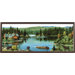 Serene Waters Wall Plaque with Wooden Pegs
