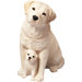 Forever Friends Labrador Retriever and Pup Sculpture in Yellow