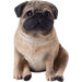 Small Size Pug Sculpture in Fawn
