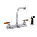 Concord Two Handle Centerset Kitchen Faucet with Spray