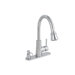Essen One Handle Centerset Pull-Down Kitchen Faucet with Soap Dispenser