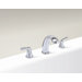 Sanibel Double Handle Deck Mount Roman Tub Faucet Trim