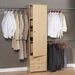 1 Door/ 2 Drawer Deluxe Closet Organizer with Rods