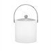 Bartender's Choice Fun Colors 3 Qt Ice Bucket in White
