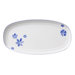 Farmhouse Touch Blueflower Oval Serving Plate