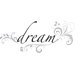 Dream Phrases Wall Decal