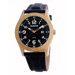 Luigi Men's Watch with Black Leather Band