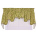 Cranwell Lined Duchess Window Curtain Valance in Green