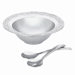 Opal Innocence Carved 14" 3 Pieces Salad Bowl Set