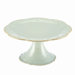 French Perle Medium Pedestal Cake Plate