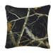 Camo Square Pillow in Black