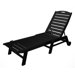 Nautical Wheel Chaise Lounge