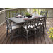 Chippendale 7 Piece Dining Set with Cushion