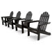 Ivy Terrace Classics 4 Piece Adirondack Seating Group