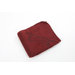 Fleece Throw in Burgundy with Black Hug