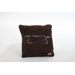 Marshmallow Plush Cuddle Pillow in Chocolate with Baby Blue Hug