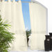 Outdoor D&eacute;cor Escape Outdoor Sheer Grommet Top Curtain Panel in Natural