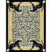 African Adventure Panther Border Novelty Rug