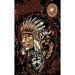 African Adventure Indian with Wolves Novelty Rug