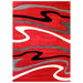 Studio 603 Red Wave Design Rug