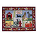 PB Paws & Co. Moroccan Red Dog Days Tapestry Rug