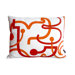 Orange Letters Pillow