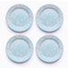 Blue Flora Salad Plate Set