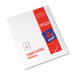 Allstate-Style Legal Index Dividers in White
