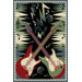 Metro Beat Blue Novelty Rug