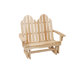Cypress Adirondack Wood Garden Bench