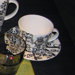 Taika 4.5" Black Espresso Saucer