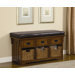 Upland Wooden Entryway Storage Bench