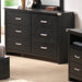 Vinyl 6 Drawer Double Dresser
